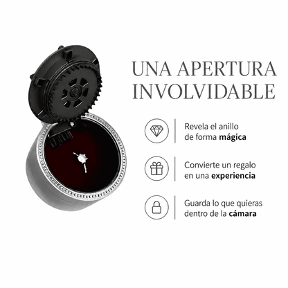 Caja secreta con anillo
