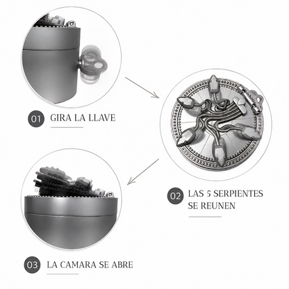 Caja secreta con anillo